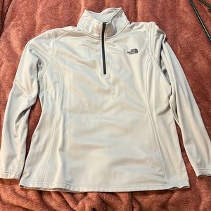 Silver Grey The North Face Quarterzip Sweater